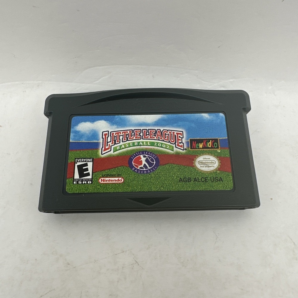 Little League Baseball 2002 GBA Nintendo Gameboy Advance Game Cartridge NewKidCo